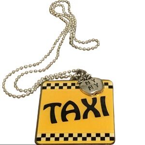 Taxi 🚕 yellow and black necklace